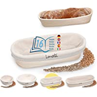 Lunata -Upgrade 2019- Cesto de Fermentación- incluye 16 sabrosas Recetas para Hornear (PDF)- el Cesto ideal para…